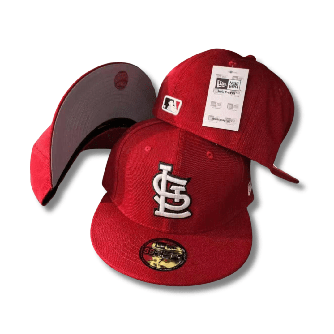 St. Louis Cardinals MLB Cap with Team Logo Red – Fitted Cap