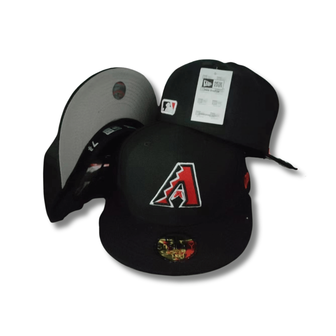 New Era Arizona Diamondbacks OTC 59Fifty Black and Red – Fitted Cap