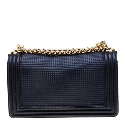 Chanel Cube embossed Medium Flap boy bag