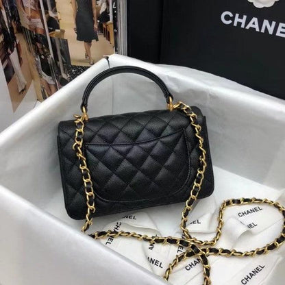 Chanel Mini Flap bag with Top Handle Caviar